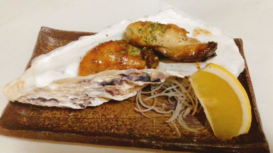 牡蠣のバター焼き