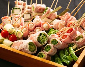 博多野菜巻き・博多串焼き