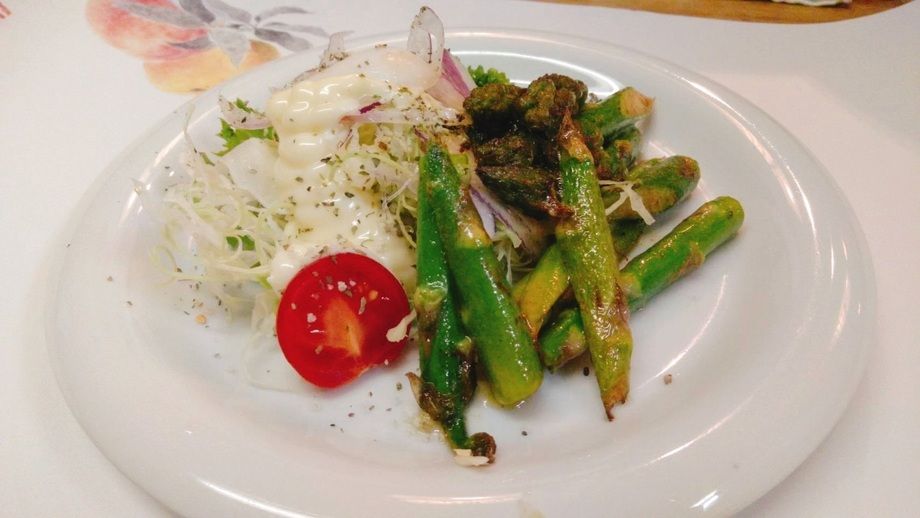 アスパラのバター炒め