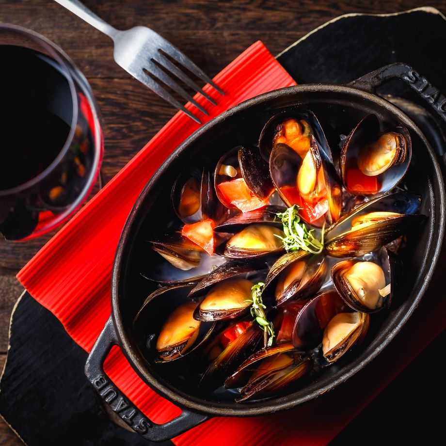 ムール貝の白ワイン蒸し