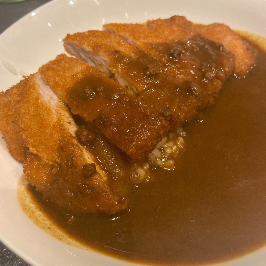 きなこ豚ロースカツカレー