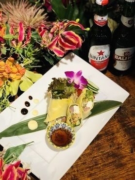 生ハムとチーズの生春巻（ゴイクン）