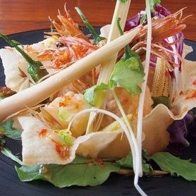 海老のフリット　チリマヨソース