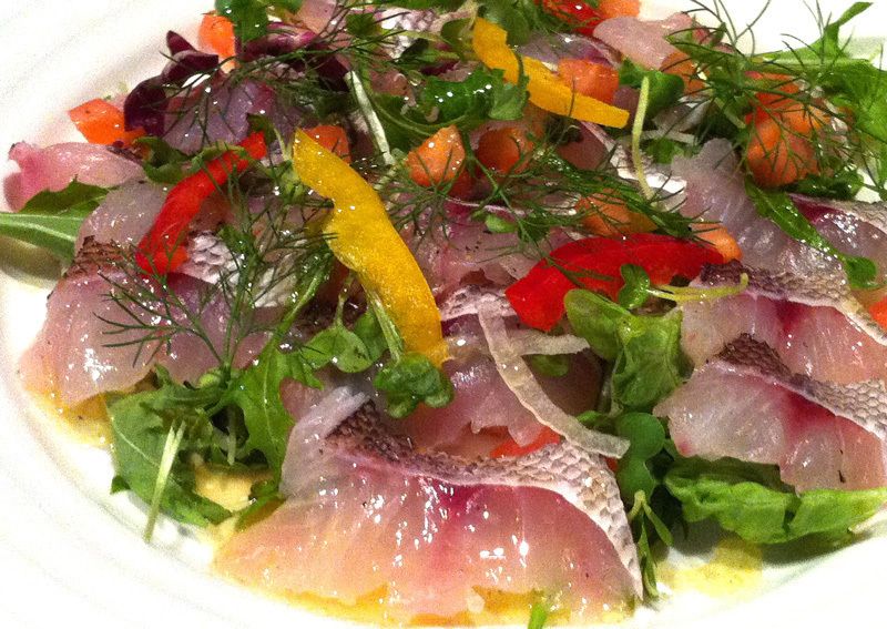 鮮魚のカルパッチョ