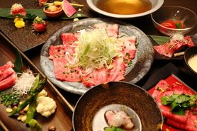 【20,000円コース／全12品の黒毛和牛メス牛と旬の鮮魚を織り交ぜた肉割烹コース】※2日前要予約