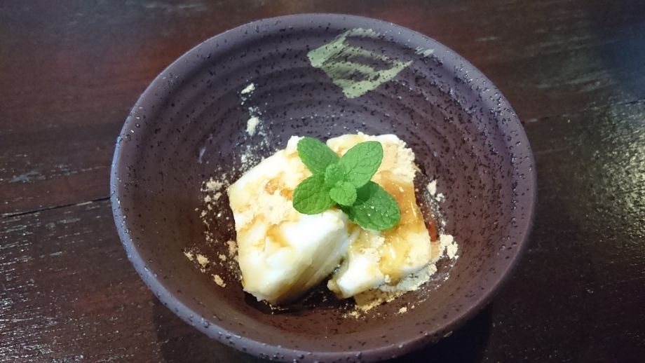 地豆豆腐の信玄餅風