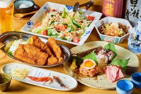 【数量限定】さざ波の宴・大皿コース★120分飲み放題付き★【宴会・歓送迎会・飲み会】