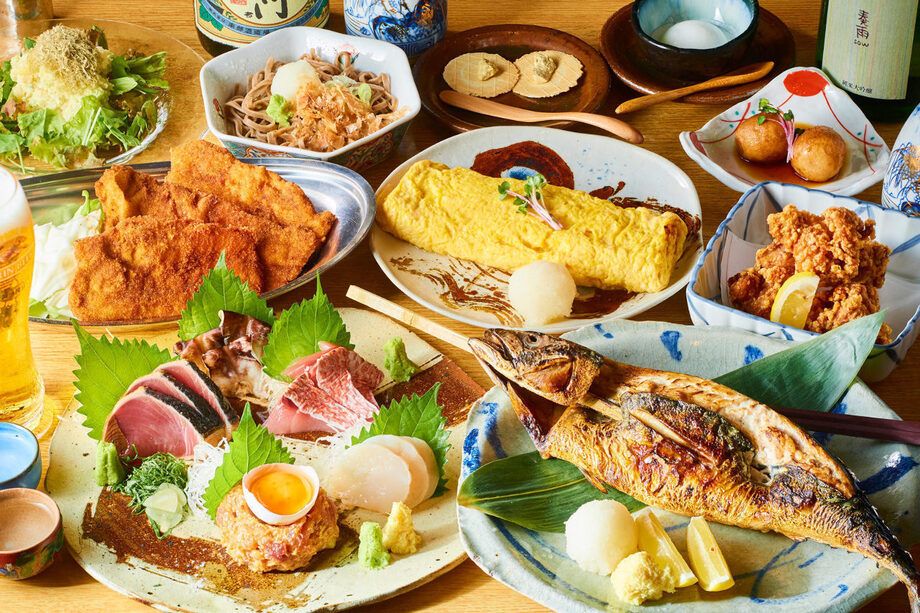 日本海の宴・大皿コース【ご接待・ご商談向けの大皿コースです！】