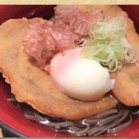 月見冷やしカツそば