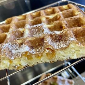 ◯ワッフルセット◯プレーンとバレンシアオレンジ☆ドリンク付き