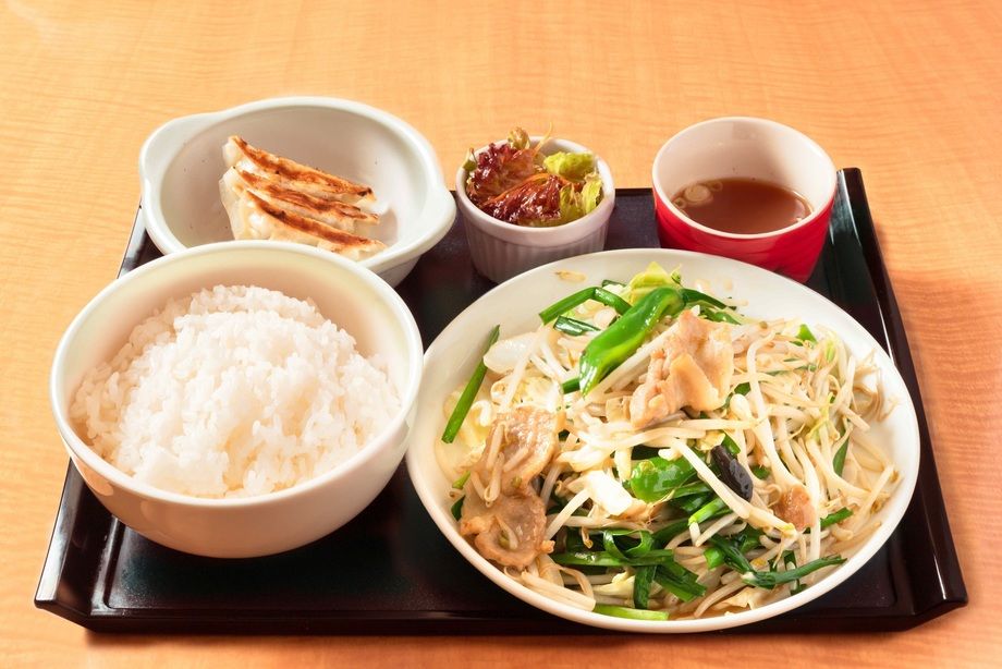 肉入り野菜炒め定食