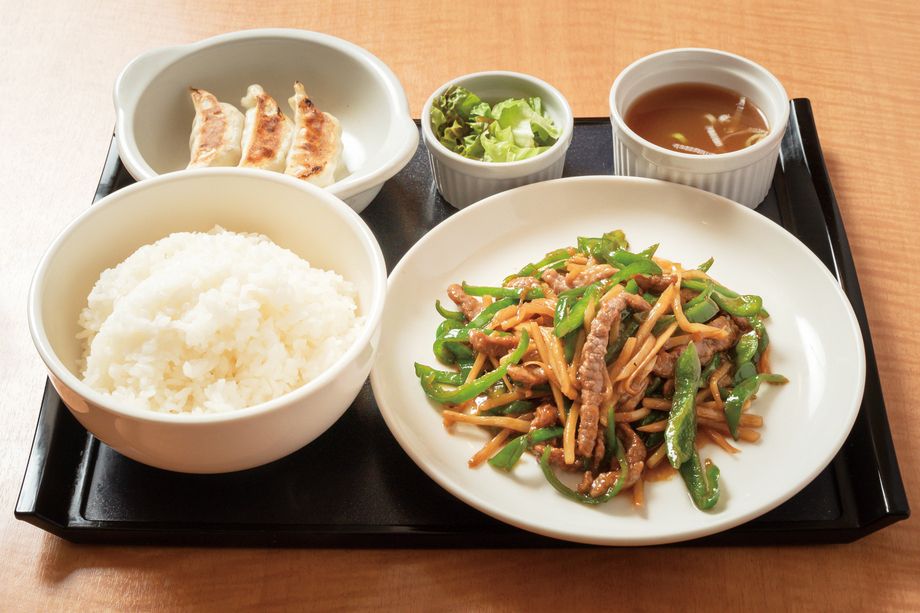 チンジャオロース定食