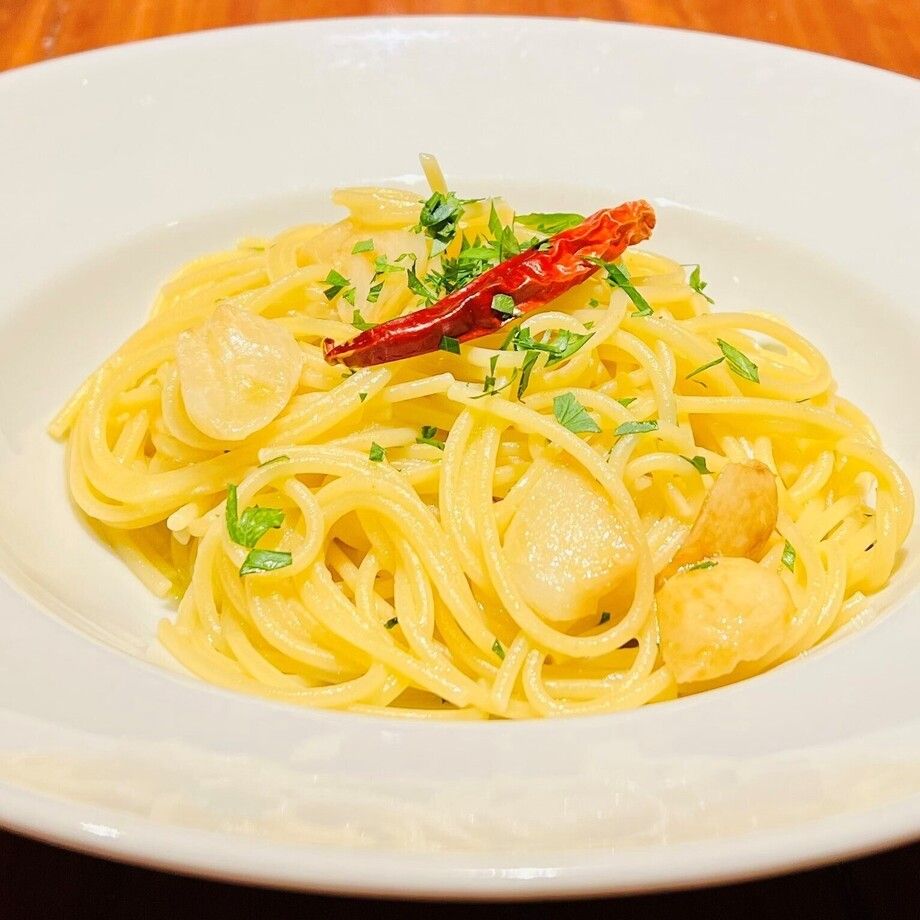 青森にんにくと内藤とうがらしのアーリオオーリオペペロンチーノ