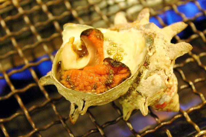 サザエのつぼ焼き