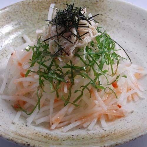 大根とささみのサラダ