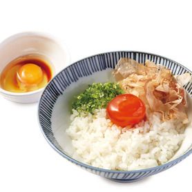 たまごで食べるたまごかけご飯