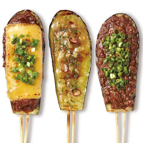 なす肉みそ／なす肉みそチーズ／なすペペロンチーノ（210円～）