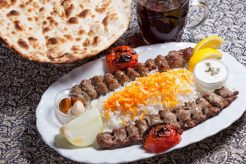 クビデケバブ２ピースセット　Kubideh Kebab 2 pieces Set