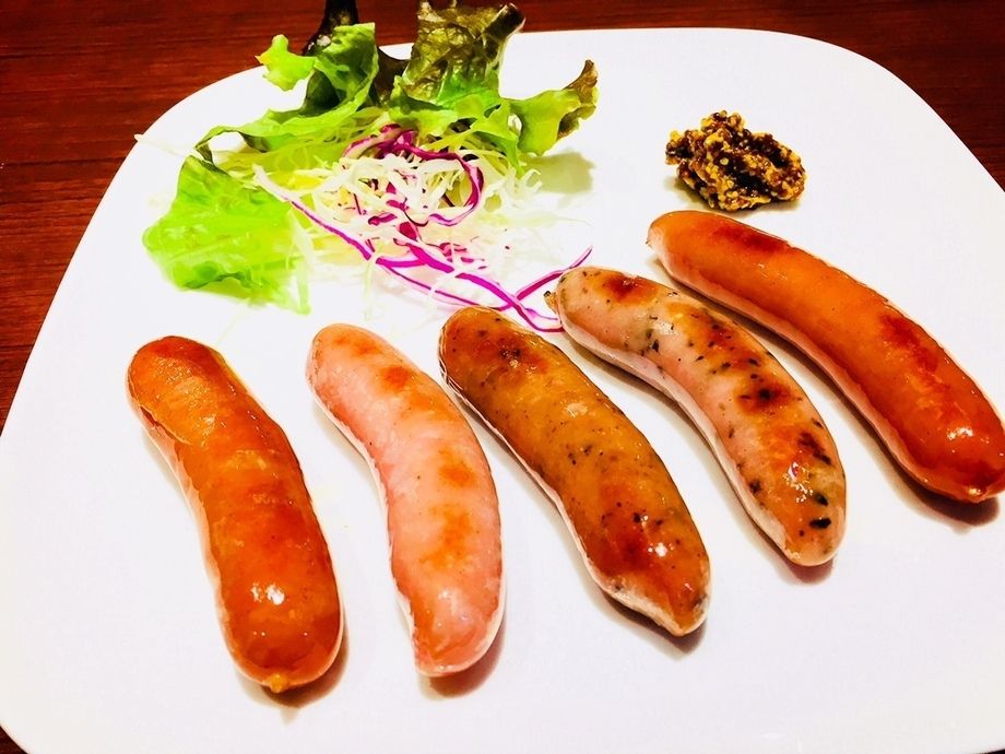 5種盛りソーセージ