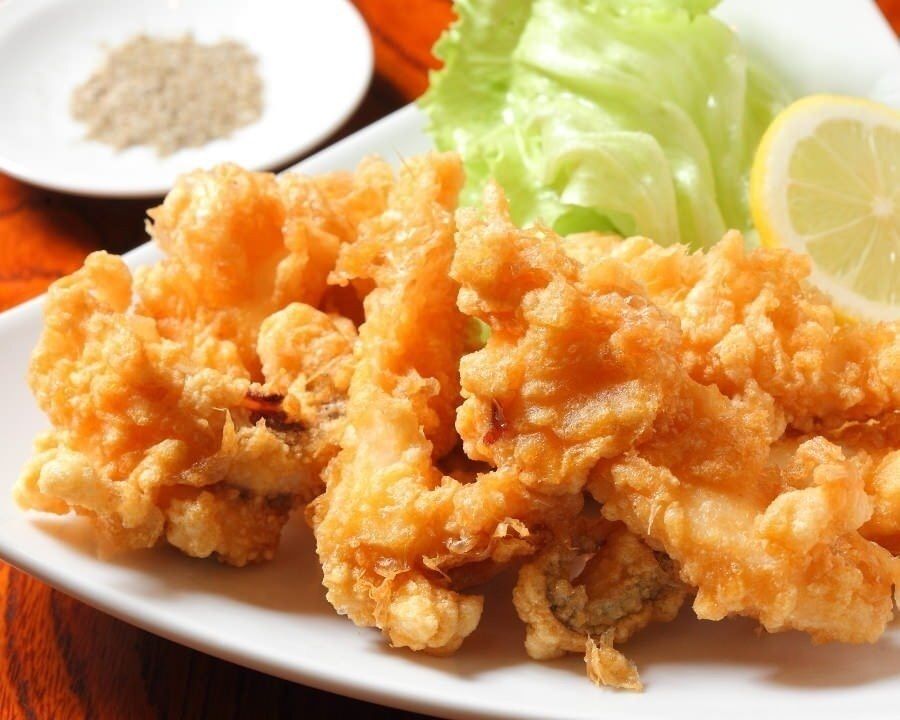 新京名物ゲソカラ（800円）