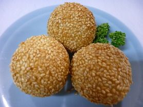 黒ごまあんのゴマ団子(3個)