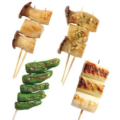 エリンギ（バーニャソース）／ねぎ／ししとう（190～210円）