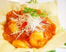 プリプリ海老チリソース