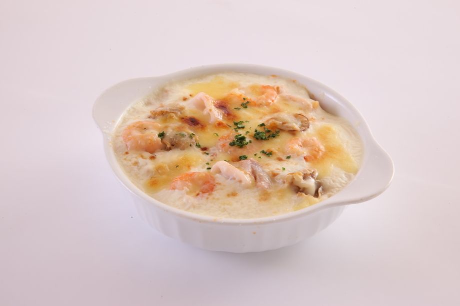 シーフードグラタン