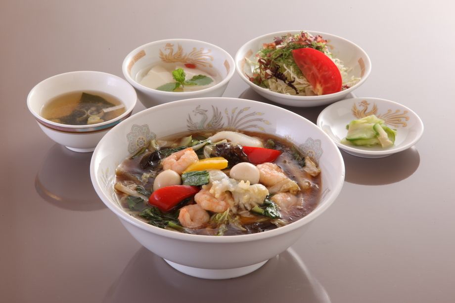 五目中華丼セット