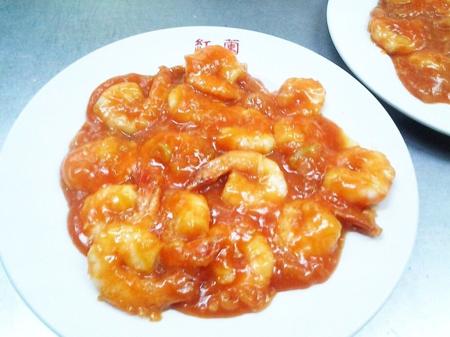 乾焼蝦仁（エビチリ）