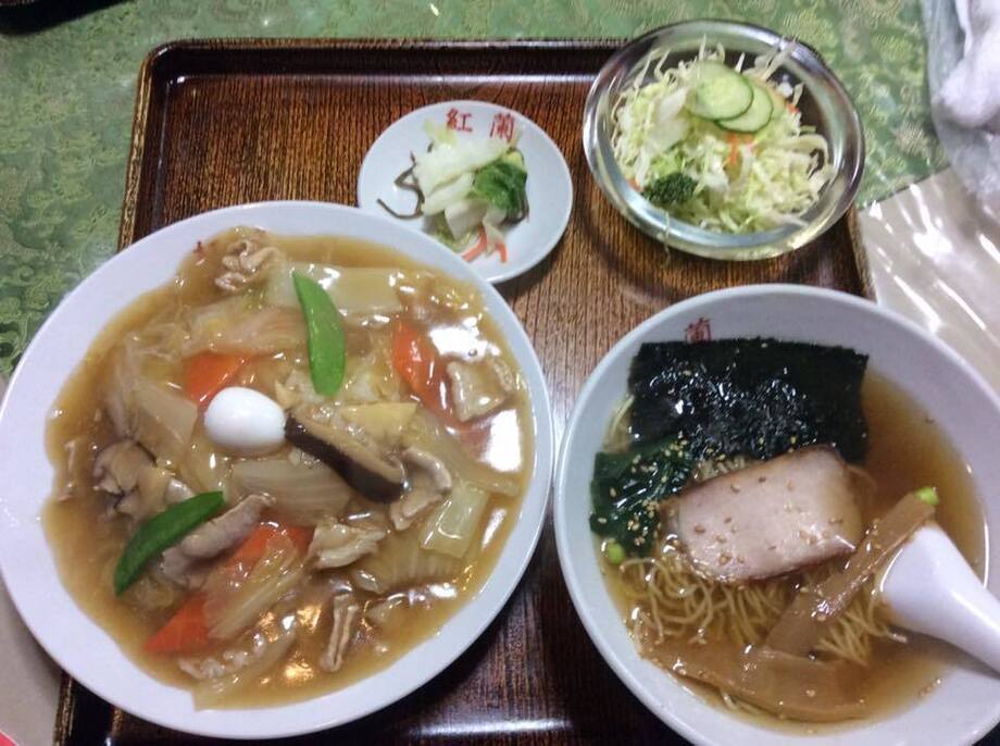 五目中華丼セット