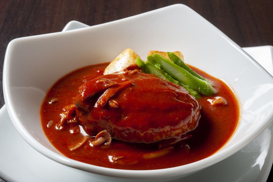 大人の煮込みハンバーグ