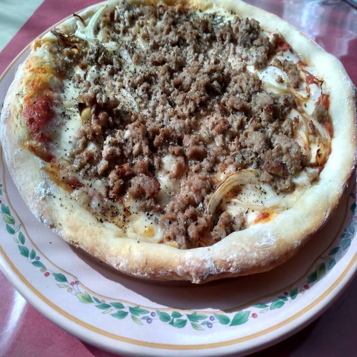 ひき肉と玉ねぎのPizza 