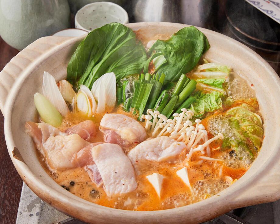 かんずりと生山椒の越乃鶏麻辣痺れ鍋