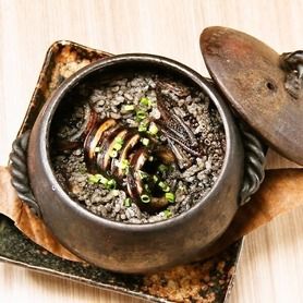 烏賊の墨仕立てたきこみ