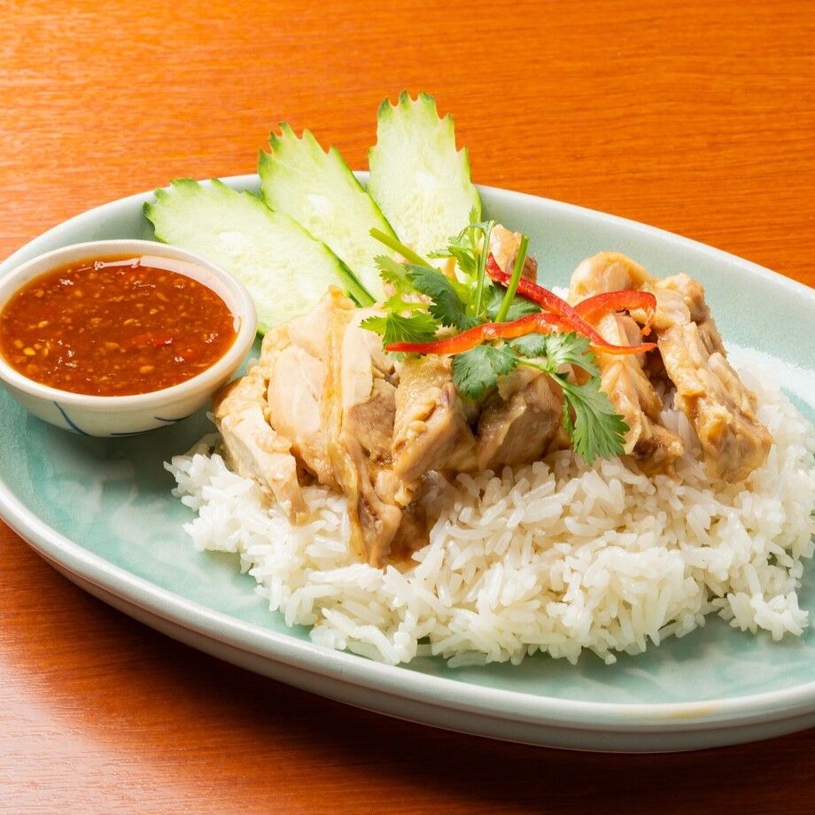 カオマンガイ(タイ風ゆで鶏炊き込みご飯)