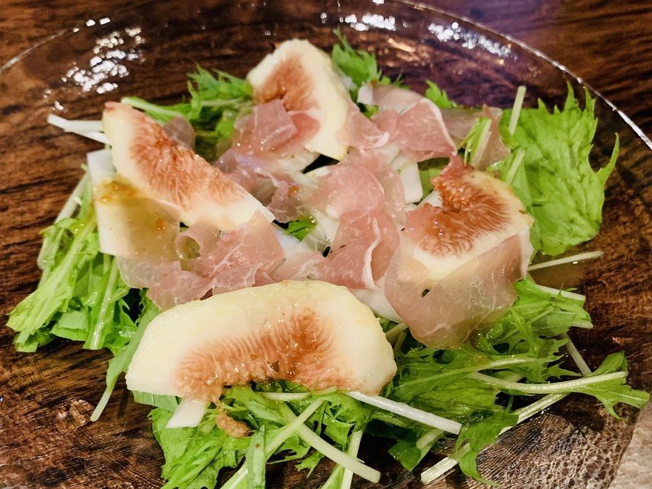 いちじくと水菜のサラダ（季節限定）