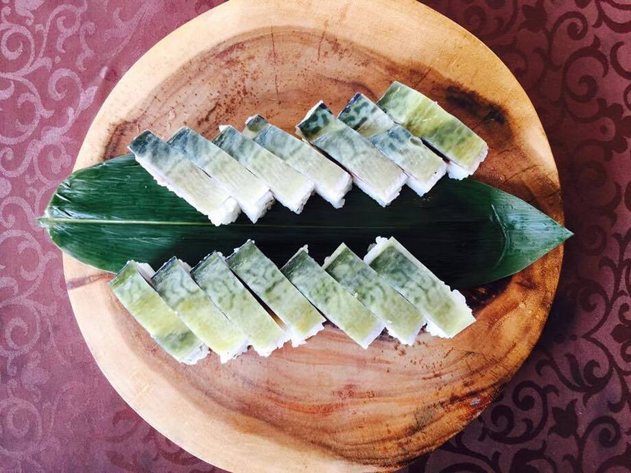 お客様に人気！鯖棒寿司