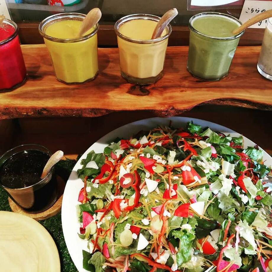 無農薬野菜たくさん！生野菜サラダ
