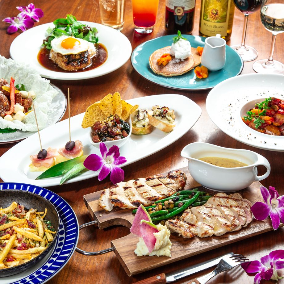 【飲み放題付き】『 ロコ・コース 』ロコモコやパンケーキまでたっぷりと楽しめる