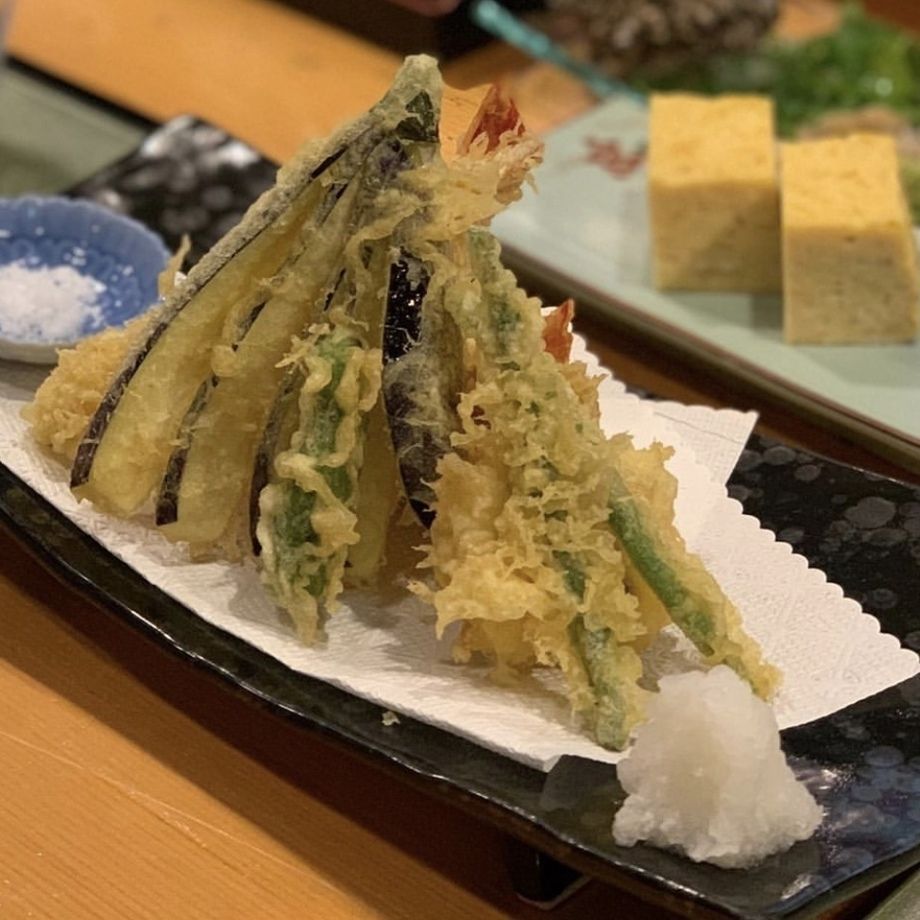 天ぷらの盛り合わせ