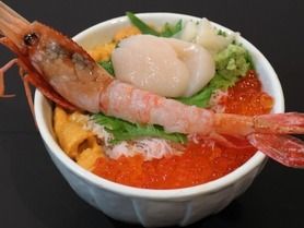 北海丼・お味噌汁付き