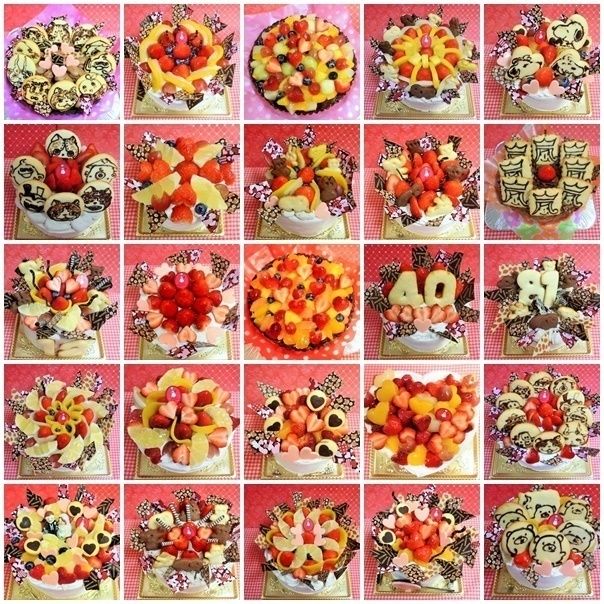 １月にお作りしたデコレーションケーキの一部♪(*^▽^*)