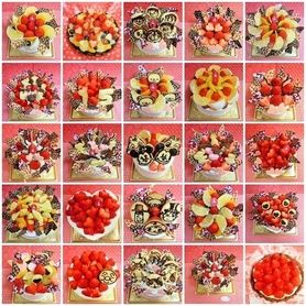 ２月にお作りしたデコレーションケーキの一部♪(*^▽^*)