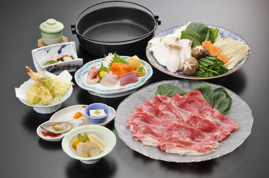 信州牛のすきやき会席