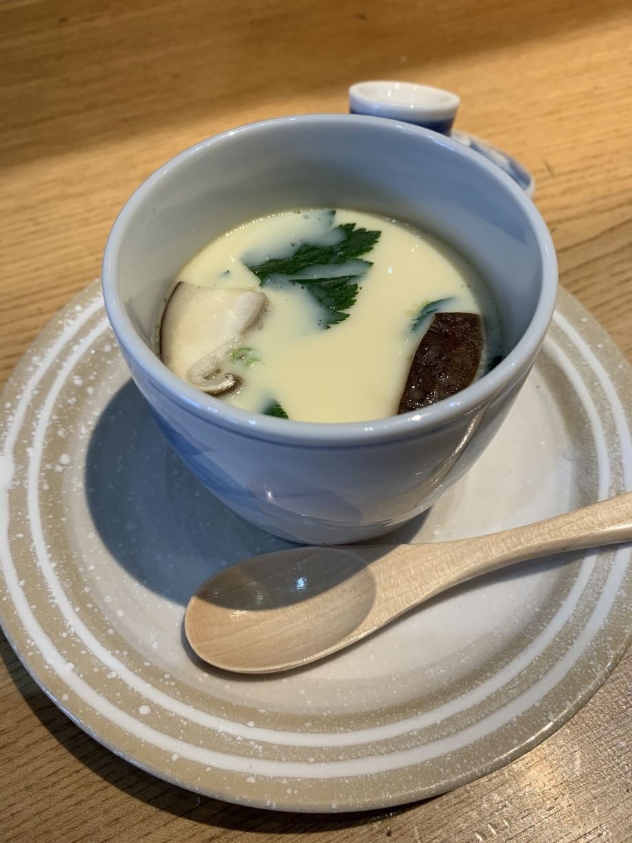 帆立貝の茶碗蒸し（450え）