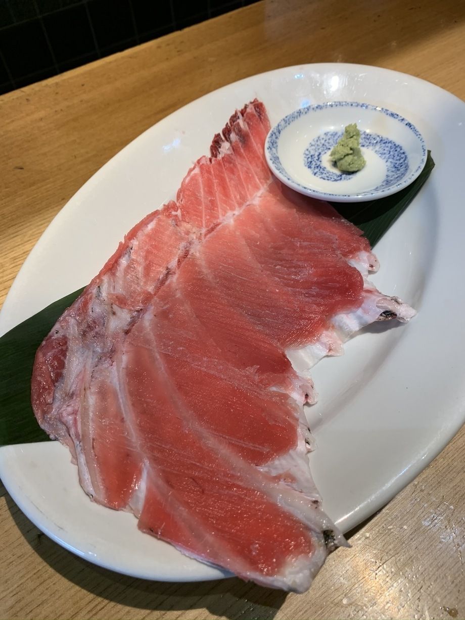 マグロ中落ち（500円）