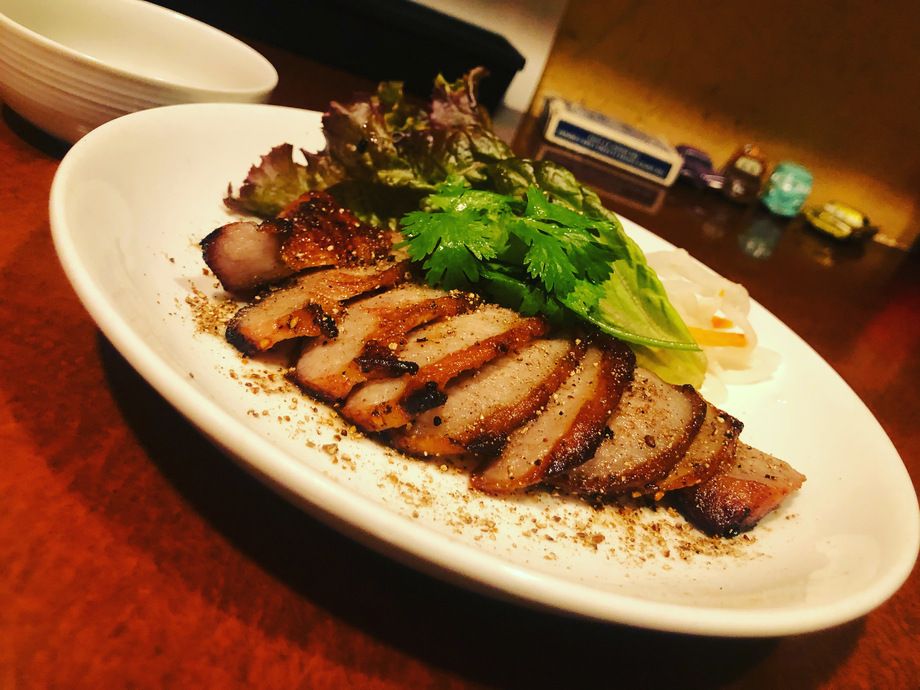 豚トロのバーベキュー焼き