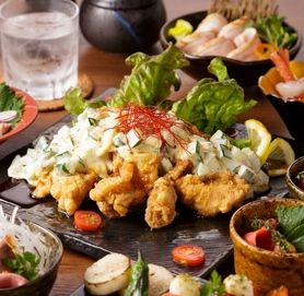 【華コース】曜日限定お得なプラン　2H飲み放題&9品 3480円⇒2480円