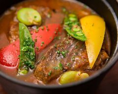 牛ホホ肉のスタウトビール煮込み